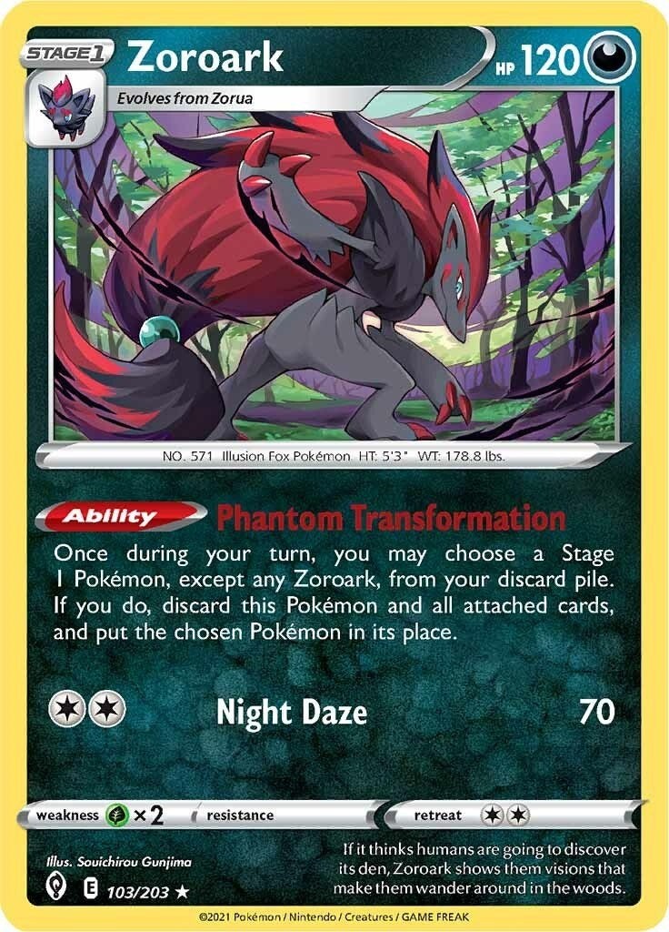 Image for Zoroark (103/203) (PR) - Pokemon