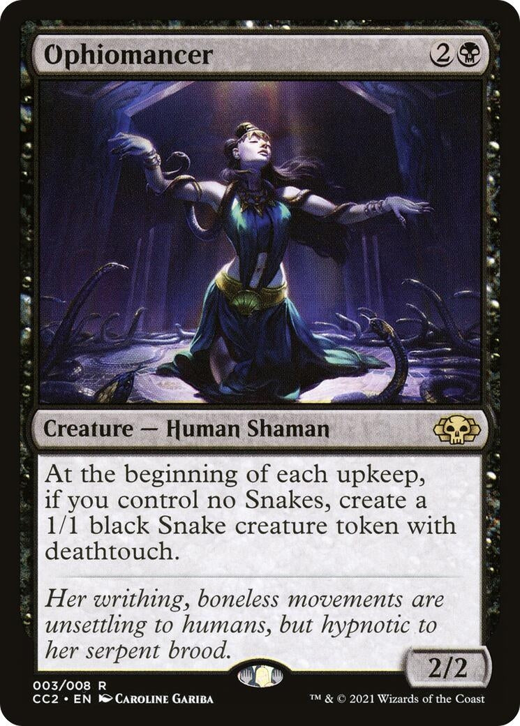 Image for Ophiomancer (3) (CC2) - Magic: The Gathering