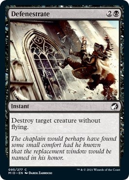 Image for Defenestrate (95) - Magic: The Gathering