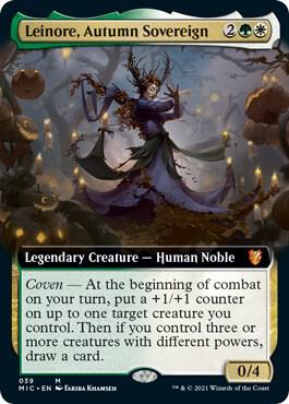 Image for Leinore, Autumn Sovereign (Extended Art) (39) - Magic: The Gathering