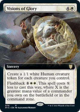 Image for Visions of Glory (Extended Art) (70) (MIC) - Magic: The Gathering
