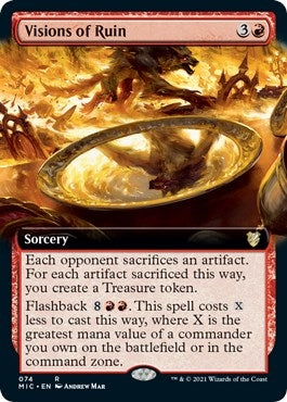 Image for Visions of Ruin (Extended Art) (74) - Magic: The Gathering