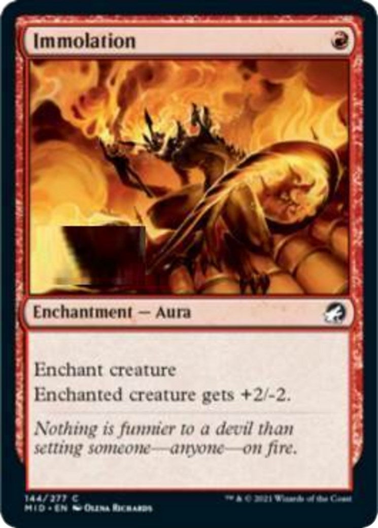 Image for Immolation (144) - Magic: The Gathering