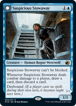 Image for Suspicious Stowaway (80) (MID) - Magic: The Gathering