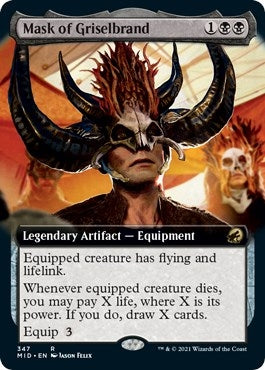 Image for Mask of Griselbrand (Extended Art) (347) - Magic: The Gathering