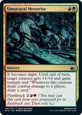 Image for Unnatural Moonrise (247) - Magic: The Gathering