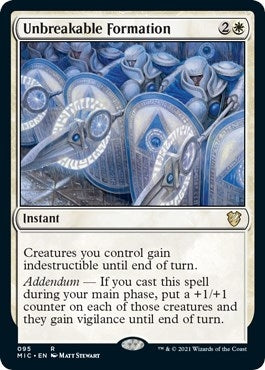 Image for Unbreakable Formation (95) (MIC) - Magic: The Gathering