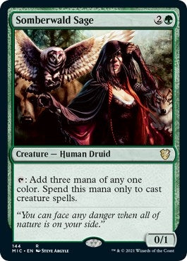Image for Somberwald Sage (144) (MIC) - Magic: The Gathering
