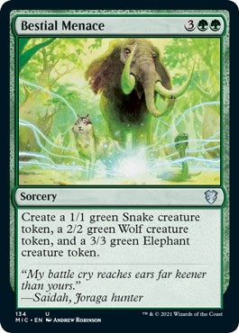 Image for Bestial Menace (134) - Magic: The Gathering