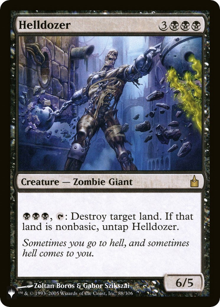 Image for Helldozer (88/306) - Magic: The Gathering