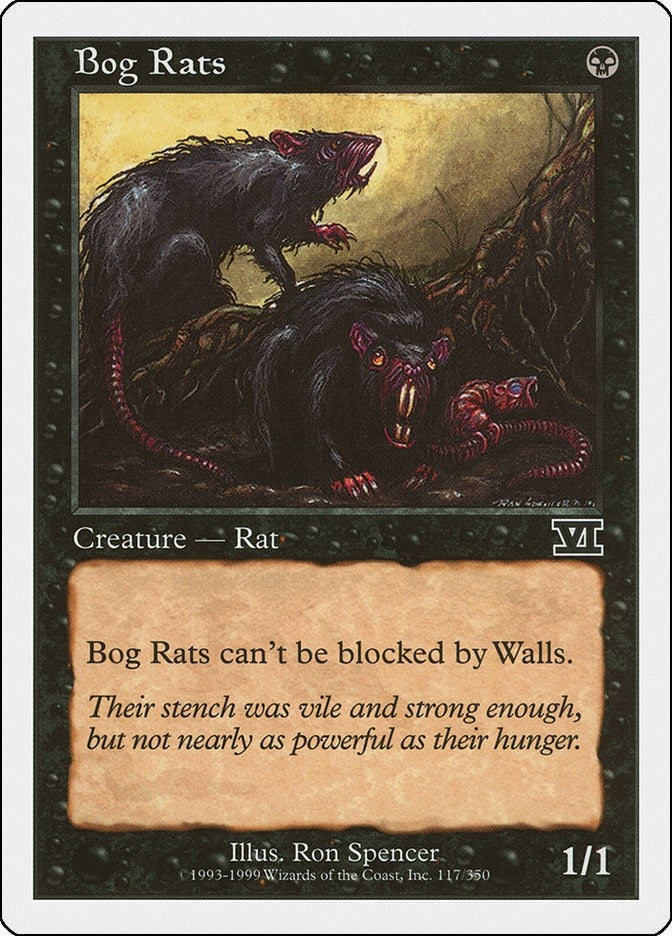 Image for Bog Rats (117) - Magic: The Gathering