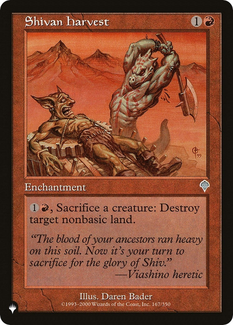 Image for Shivan Harvest (167/350) (LIST) - Magic: The Gathering