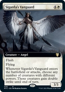 Image for Sigarda's Vanguard (Extended Art) (46) (MIC) - Magic: The Gathering
