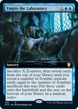 Image for Empty the Laboratory (Extended Art) (52) (MIC) - Magic: The Gathering