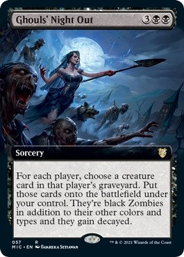 Image for Ghouls' Night Out (Extended Art) (57) (MIC) - Magic: The Gathering