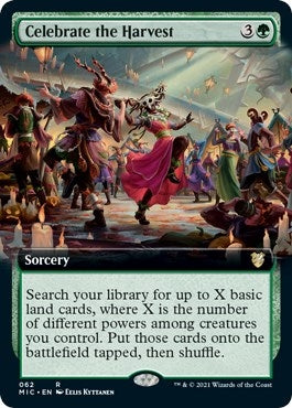 Image for Celebrate the Harvest (Extended Art) (62) (MIC) - Magic: The Gathering