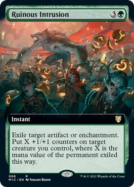 Image for Ruinous Intrusion (Extended Art) (66) (MIC) - Magic: The Gathering