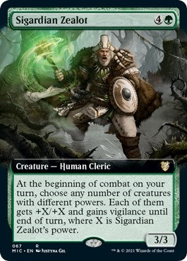 Image for Sigardian Zealot (Extended Art) (67) - Magic: The Gathering