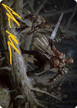 Image for Tovolar, Dire Overlord Art Card (05/81) (Gold-Stamped Signature) (5) (ASMID) - Magic: The Gathering