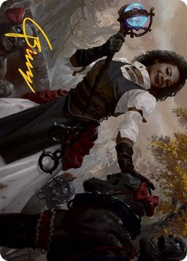 Image for Skaab Wrangler Art Card (Gold-Stamped Signature) (29) - Magic: The Gathering