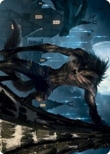 Image for Stalking Predator Art Card (40) (ASMID) - Magic: The Gathering