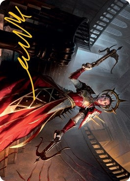 Image for Bloodthirsty Adversary Art Card (Gold-Stamped Signature) (41) (ASMID) - Magic: The Gathering