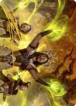 Image for Dawnhart Wardens Art Card (Gold-Stamped Signature) (57) (ASMID) - Magic: The Gathering