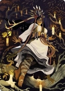 Image for Candlegrove Witch Art Card (76/81) (76) (ASMID) - Magic: The Gathering