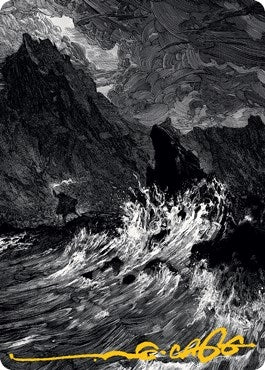 Image for Island Art Card (Gold-Stamped Signature) (78) - Magic: The Gathering