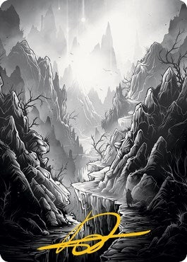 Image for Mountain Art Card (Gold-Stamped Signature) (79) - Magic: The Gathering