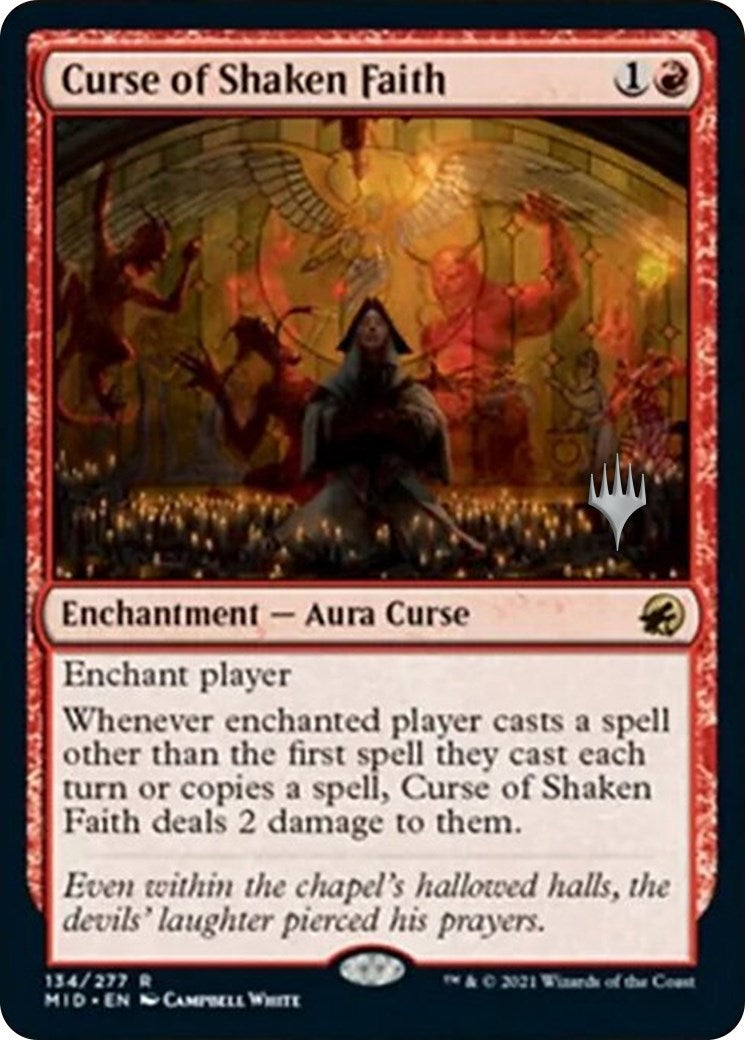 Image for Curse of Shaken Faith (134) - Magic: The Gathering