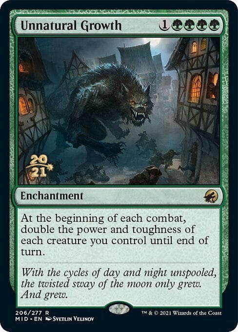 Image for Unnatural Growth (206) - Magic: The Gathering