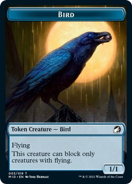 Image for Bird Token (3) - Magic: The Gathering