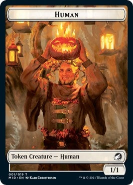 Image for Human // Ooze Double-Sided Token (1 // 10) - Magic: The Gathering