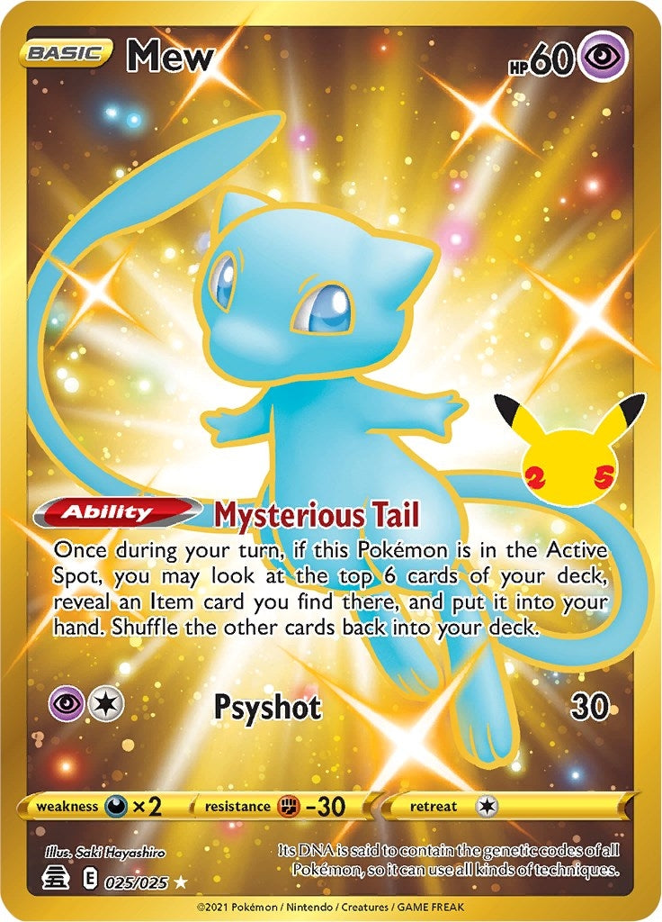 Image for Mew (Secret) (025/025) (CLB) - Pokemon