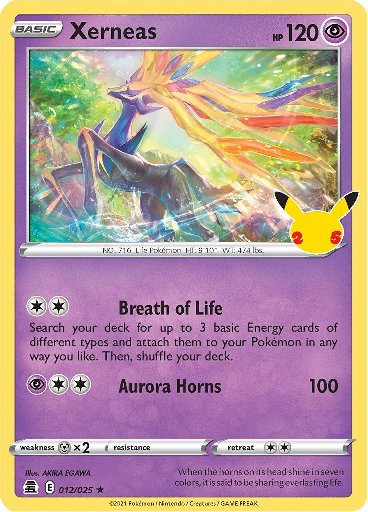 Image for Xerneas (012/025) (CLB) - Pokemon