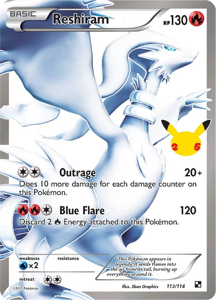Image for Reshiram (113/114) (CCC) - Pokemon