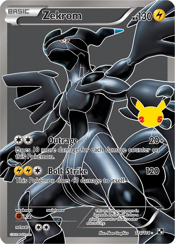 Image for Zekrom (114/114) (CCC) - Pokemon