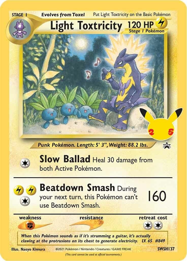 Image for Light Toxtricity - SWSH137 (SWSH137) (SWSD) - Pokemon