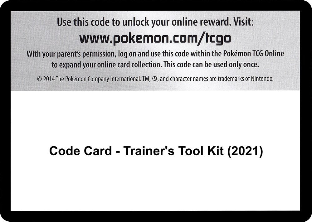 Image for Code Card - Trainer's Tool Kit (2021) (MCAP) - Pokemon