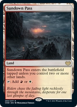 Image for Sundown Pass (266) - Magic: The Gathering