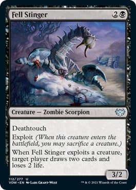 Image for Fell Stinger (112) - Magic: The Gathering