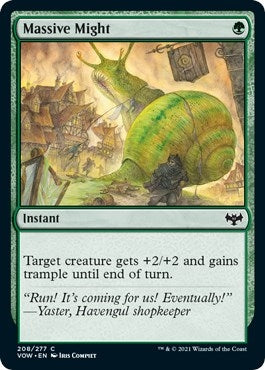 Image for Massive Might (208) - Magic: The Gathering