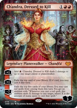 Image for Chandra, Dressed to Kill (Borderless) (279) - Magic: The Gathering