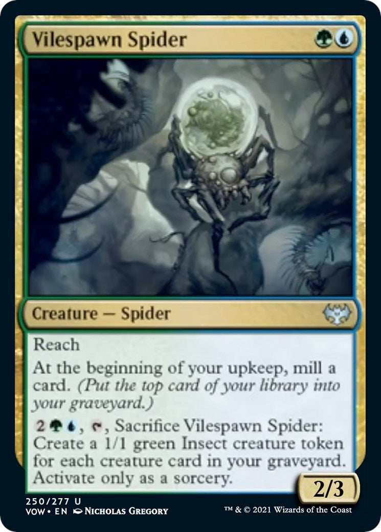 Image for Vilespawn Spider (250) - Magic: The Gathering