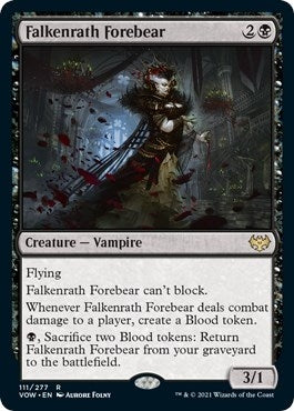 Image for Falkenrath Forebear (111) - Magic: The Gathering