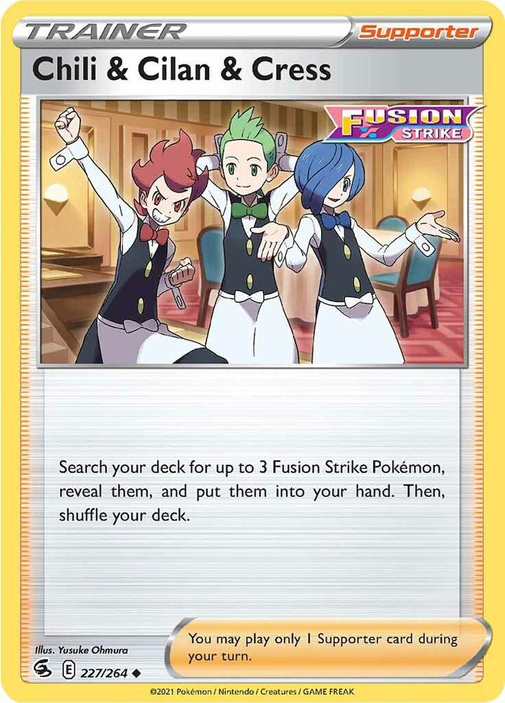 Chili & Cilan & Cress (227/264) (SWSH08)
