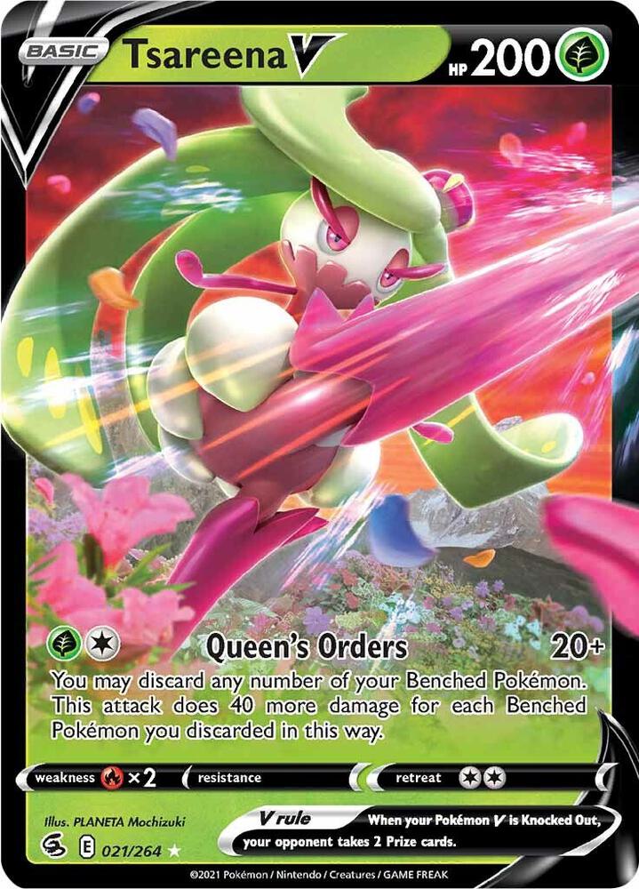 Image for Tsareena V (021/264) (SWSH08) - Pokemon