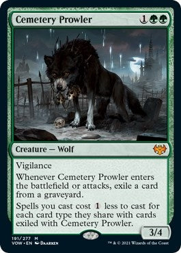 Image for Cemetery Prowler (191) - Magic: The Gathering