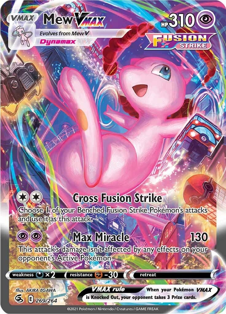 Image for Mew VMAX (Alternate Art Secret) (269/264) (SWSH08) - Pokemon